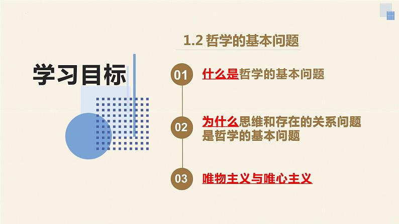 1.2 哲学的基本问题 课件 6必修四哲学与文化04