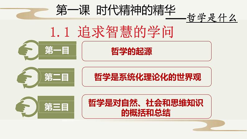 1.1 追求智慧的学问 课件6 必修四 哲学与文化04