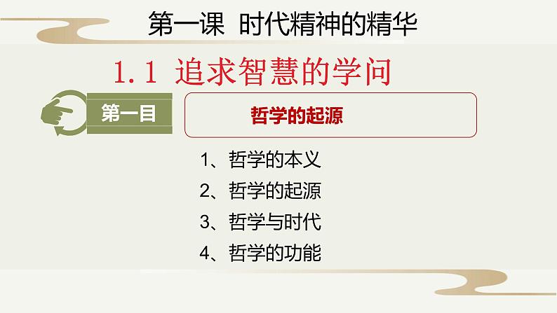 1.1 追求智慧的学问 课件6 必修四 哲学与文化05