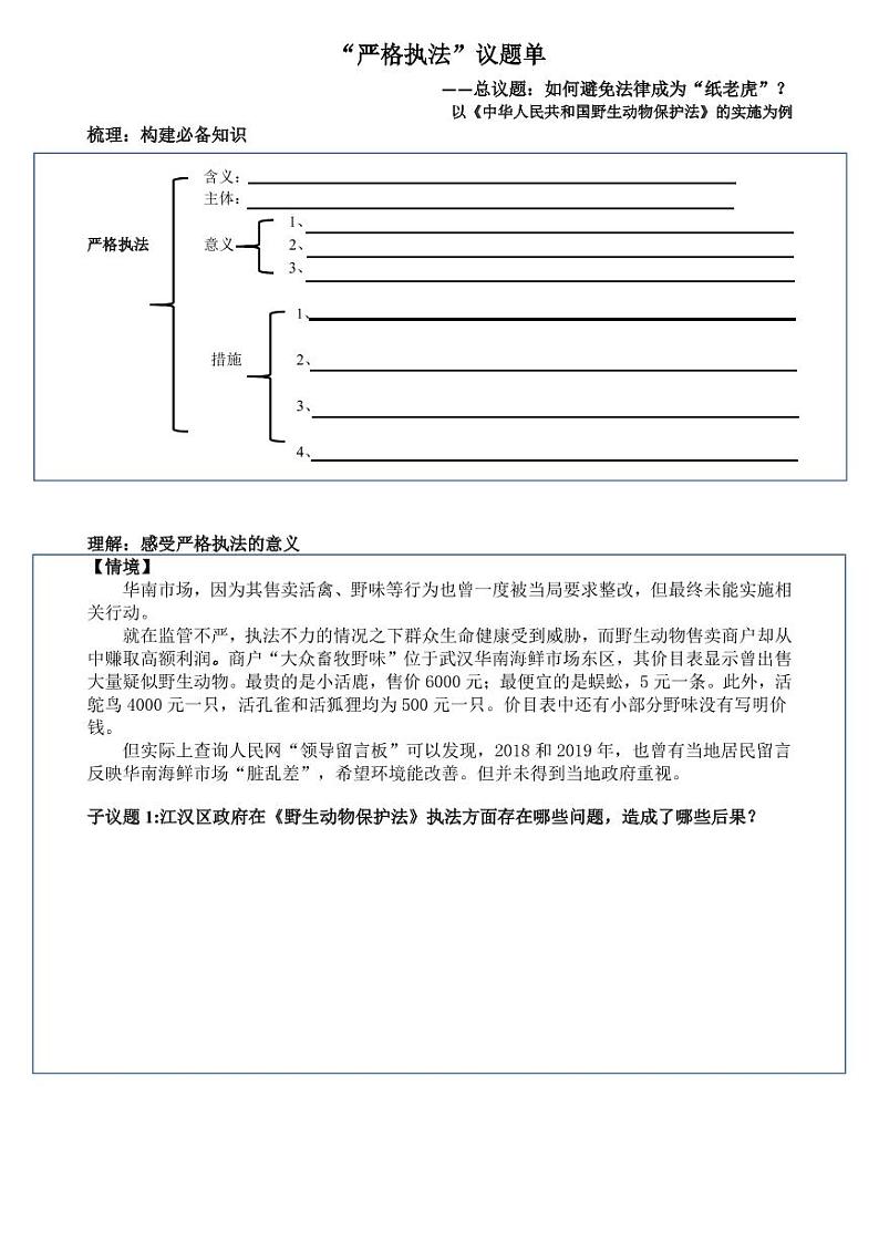 严格执法议题单第1页