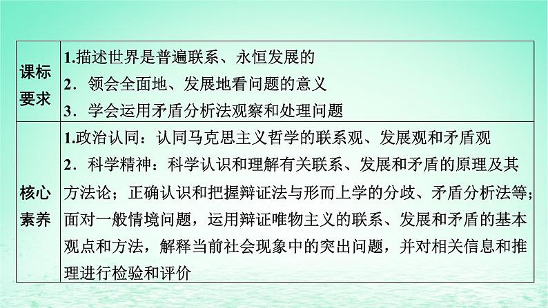 2023版新教材高考政治一轮总复习第一单元探索世界与把握规律第3课把握世界的规律课件部编版必修402