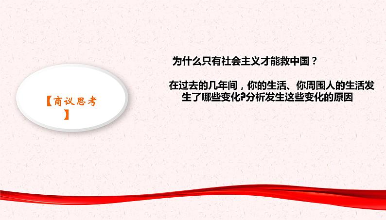 高中政治必修一 《本册综合》综合探究二 方向决定道路 道路决定命运多媒体精品课件08