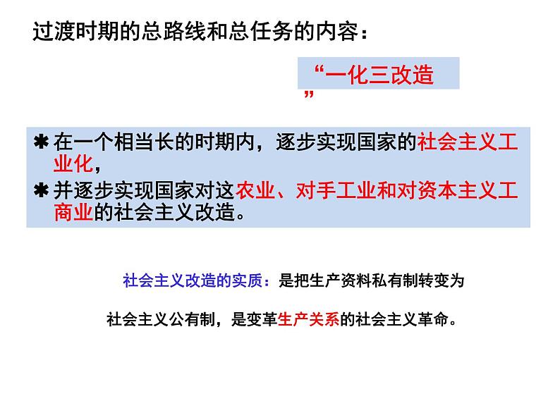 高中政治必修一 2.2《社会主义制度在中国的确立》集体备课课件第5页