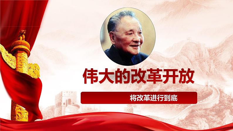 高中政治必修一 3.1《伟大的改革开放》获奖说课课件02