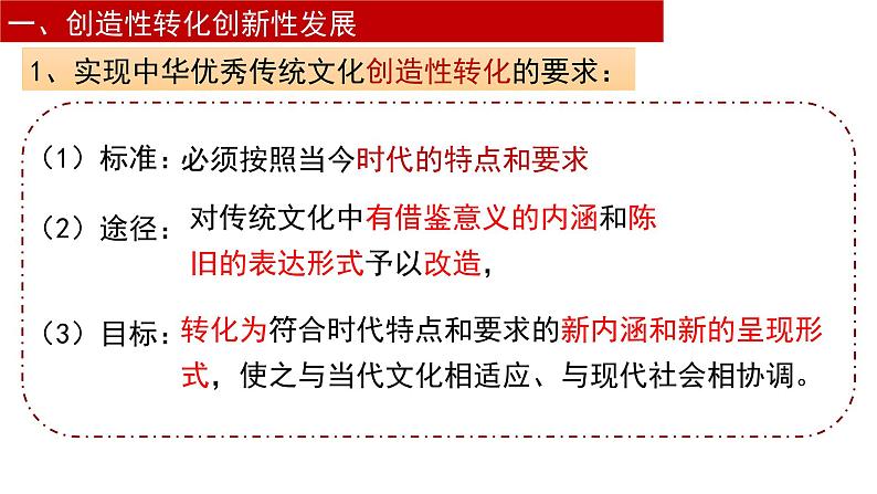 7.3  弘扬中华优秀传统文化与民族精神 课件7 必修四哲学与文化07