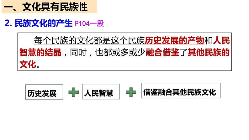 8.1 文化的民族性与多样性 课件7必修四哲学与文化06