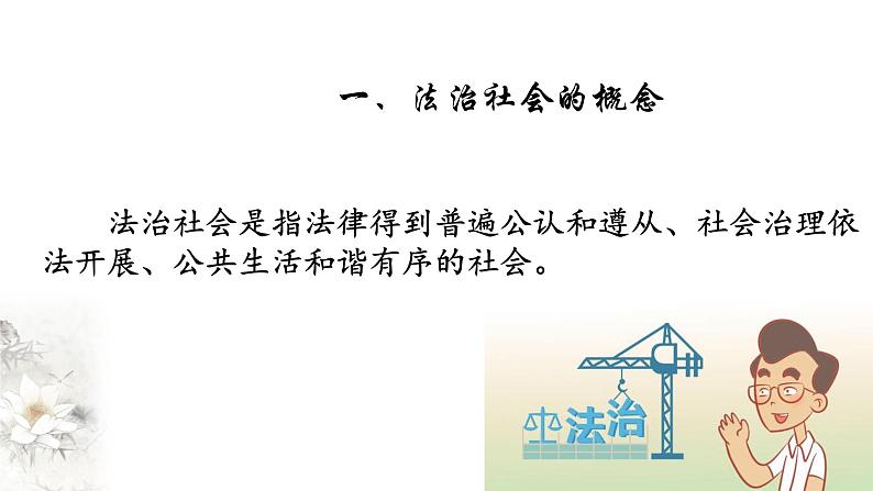 高中政治必修三 8.3 法治社会 课件新(共34张)第6页