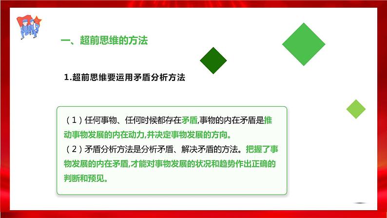 高中政治选修三  13.2超前思维的方法与意义课件06