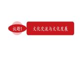 8.2 文化交流与文化交融 课件-2021-2022学年高中政治统编版四哲学与文化