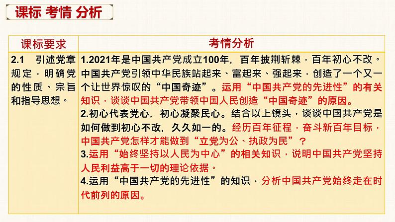 第二课 中国共产党的先进性 课件-2023届高考政治一轮复习统编版必修三政治与法治第3页