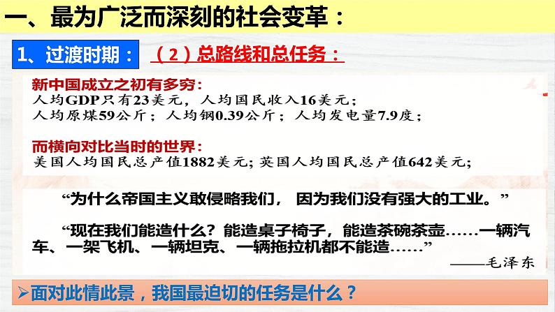 2.2 社会主义制度在中国的确立 课件-2022-2023学年高中政治统编版必修一中国特色社会主义第7页