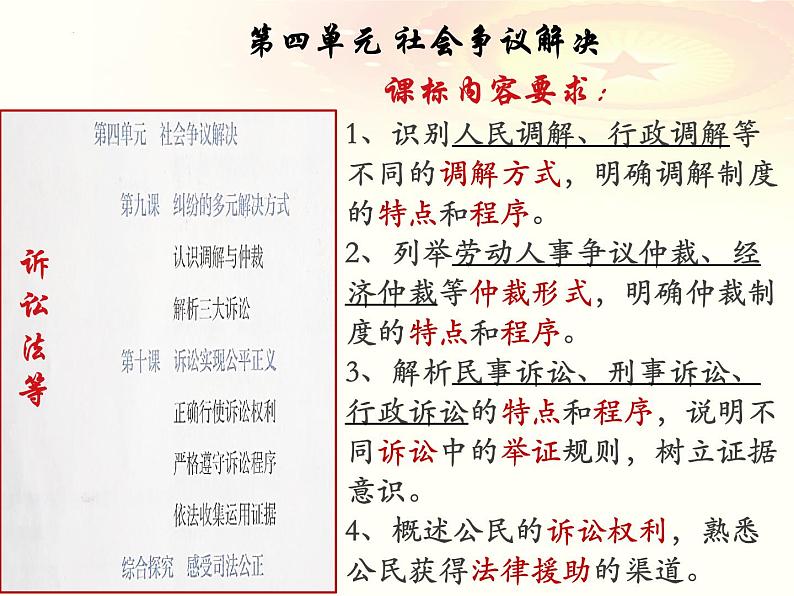 9.1 认识调解与仲裁 课件-2022-2023学年高中政治统编版选择性必修二法律与生活第1页