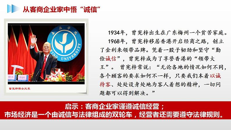 8.2 诚信经营 依法纳税 课件  高中政治人教部编版选择性必修205