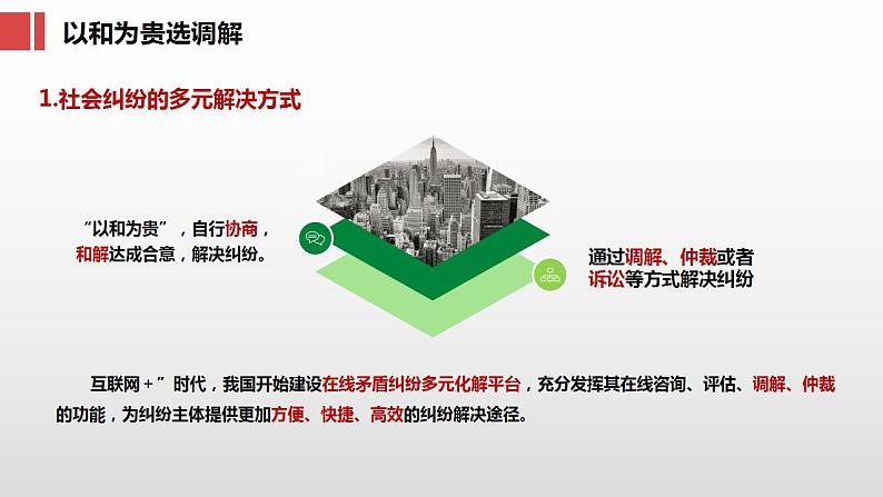 9.1 认识调解与仲裁 课件  高中政治人教部编版选择性必修205