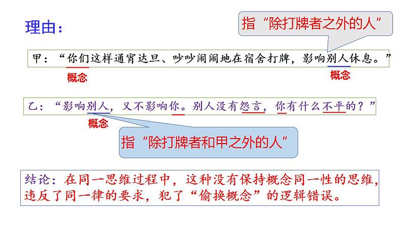 2.2 逻辑思维的基本要求  课件 高中政治人教部编版选择性必修3第4页