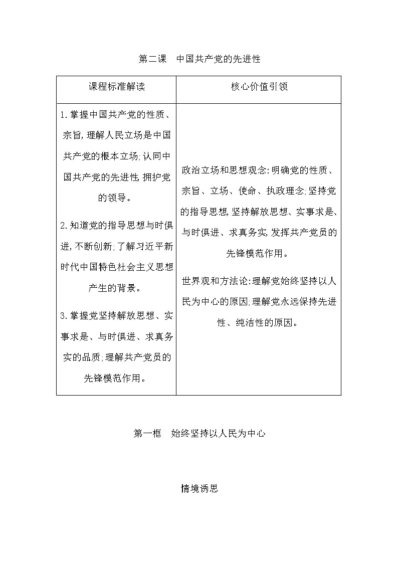 人教版高中思想政治必修3政治与法治第一单元中国共产党的领导课时作业+导学案+教学课件+检测试题01