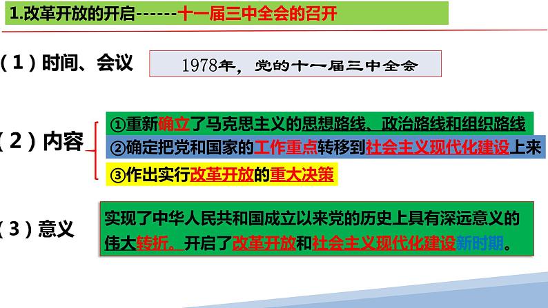 高中思想政治统编版必修1 中国特色社会主义  3.1 伟大的改革开放 课件第6页