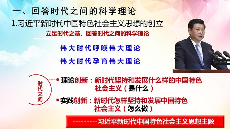 高中思想政治统编版必修1 中国特色社会主义  4.3 习近平新时代中国特色社会主义思想  课件第5页