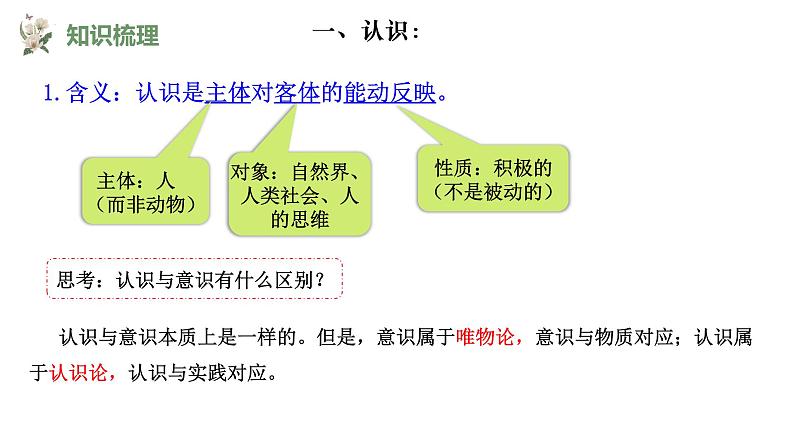 4.1人的认识从何而来（课件 ）  高二政治 必修四《哲学与文化》第6页