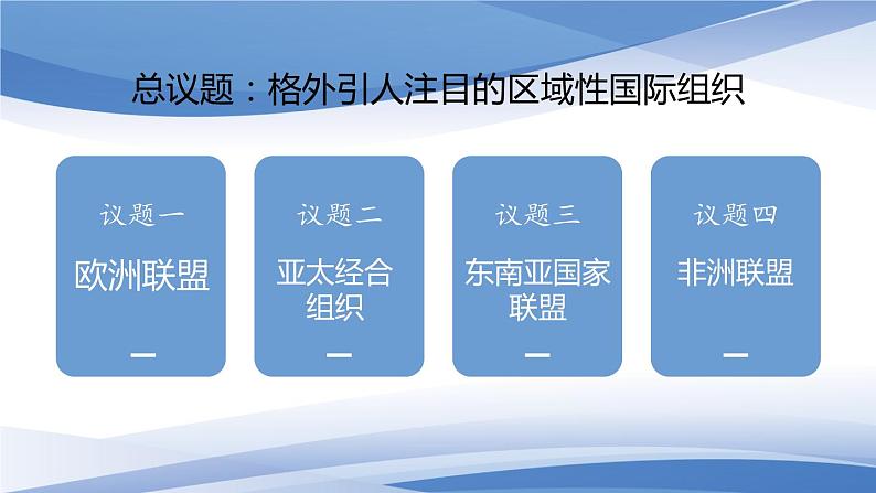 8.3  区域性国际组织 （课件）高中政治选择性必修一02