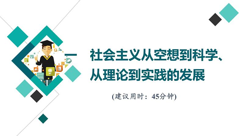 高考思想政治一轮总复习1社会主义从空想到科学、从理论到实践的发展课时质量评价课件第1页