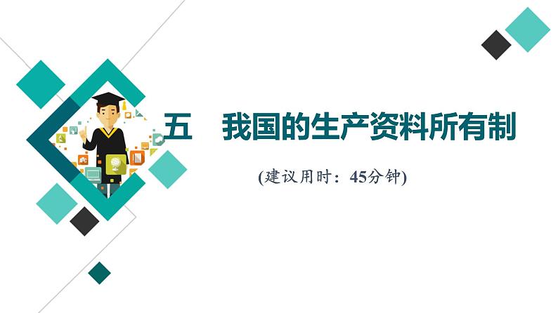 高考思想政治一轮总复习5我国的生产资料所有制课时质量评价课件第1页