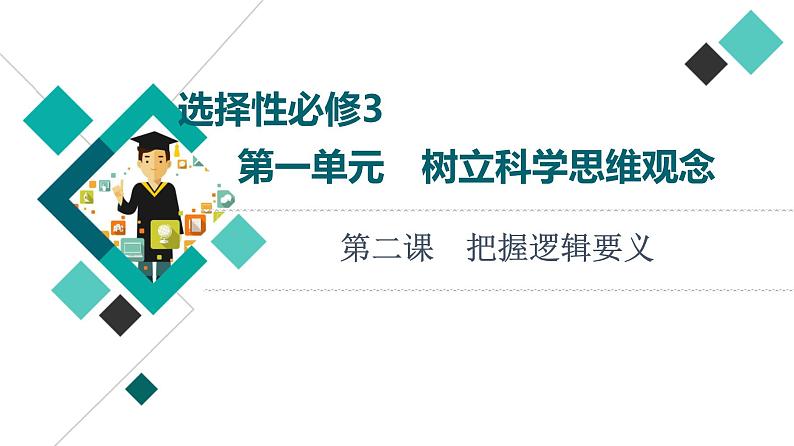 高考思想政治一轮总复习选择性必修3第1单元第2课把握逻辑要义课件01