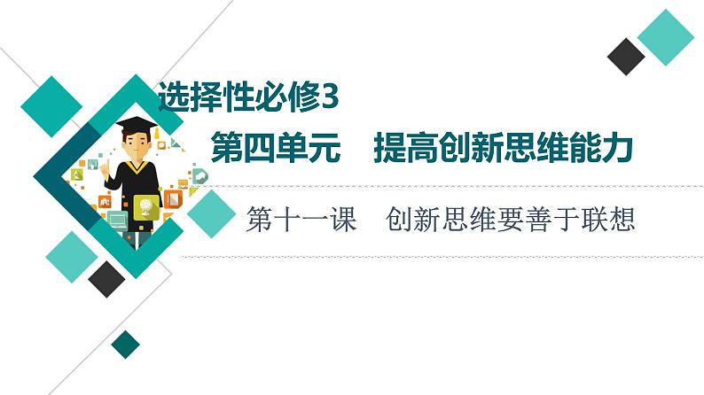 高考思想政治一轮总复习选择性必修3第4单元第11课创新思维要善于联想课件第1页