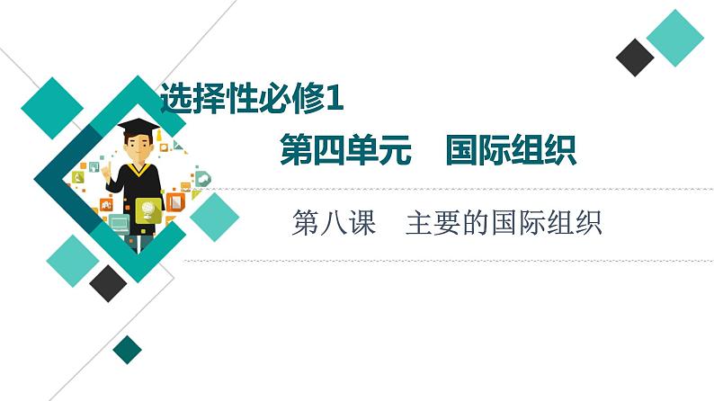 高考思想政治一轮总复习选择性必修1第4单元第8课主要的国际组织课件第1页