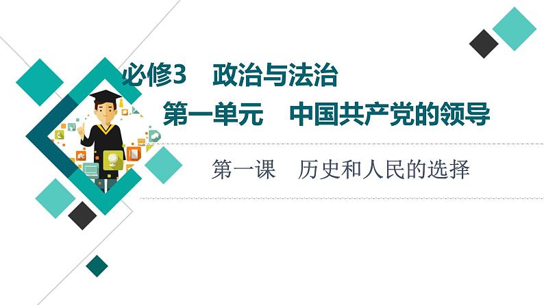 高考思想政治一轮总复习必修3第1单元第1课历史和人民的选择课件第1页