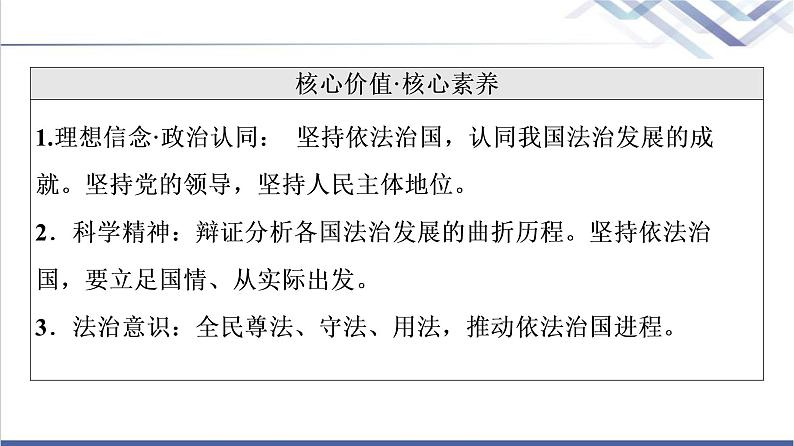 高考思想政治一轮总复习必修3第3单元第7课治国理政的基本方式课件04