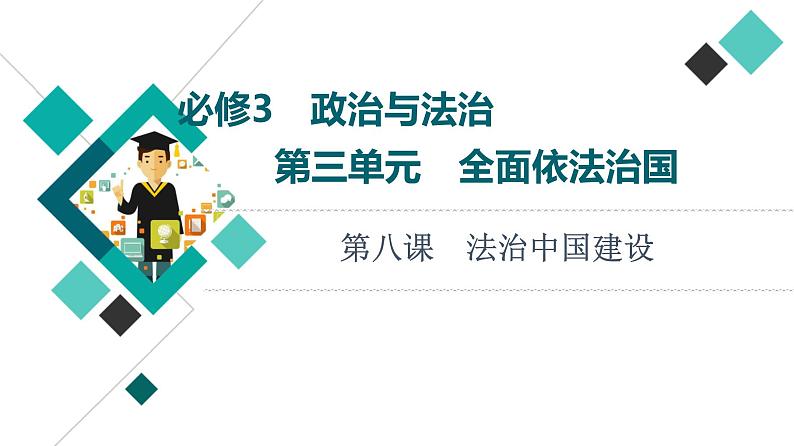 高考思想政治一轮总复习必修3第3单元第8课法治中国建设课件01