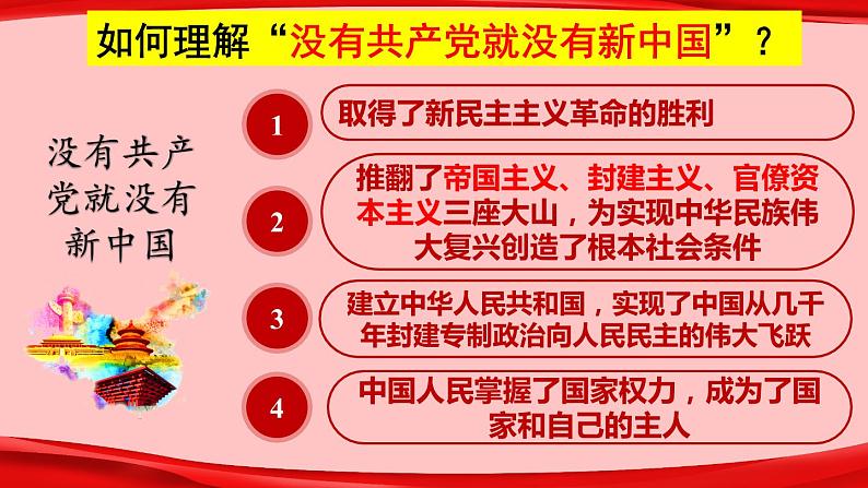 1.2 中国共产党领导人民站起来、富起来、强起来 课件第1页