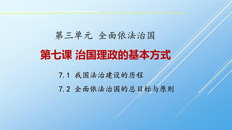 7.1 我国法治建设的历程 课件04