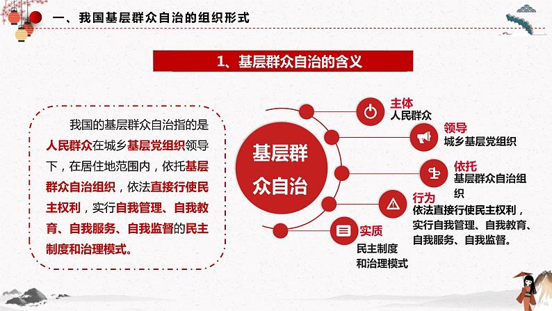 2022年人教统编版必修3 政治 第六课 6.3  基层群众自治制度  课件（含视频）+教案+练习含解析卷07