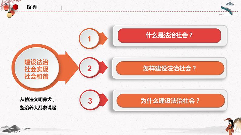 人教统编版必修3 政治 第八课 8.3 法治社会  课件（含视频）+教案+练习含解析卷05