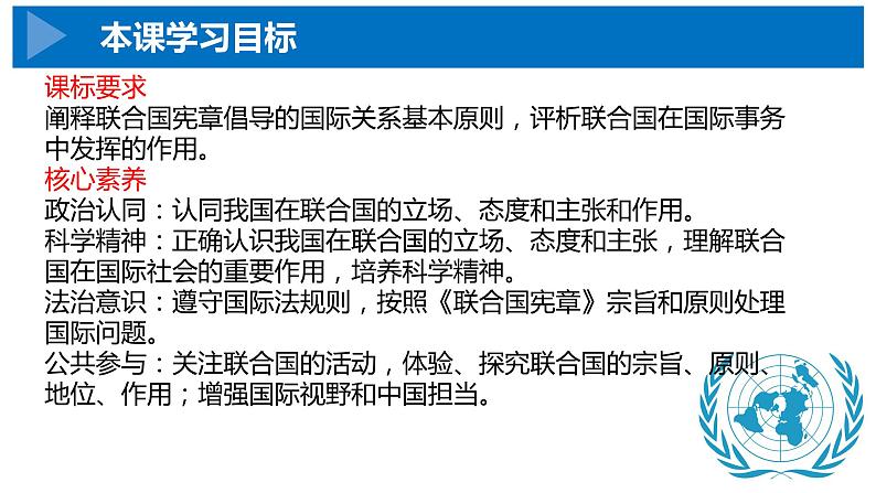 8.2 联合国 课件-2022-2023学年高中政治统编版选择性必修一当代国际政治与经济02