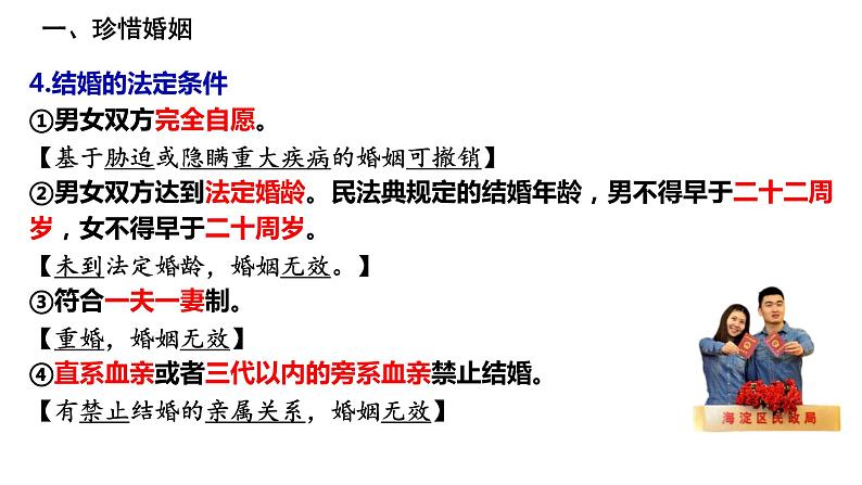 6.1 法律保护下的婚姻 课件-2022-2023学年高中政治统编版选择性必修二法律与生活06