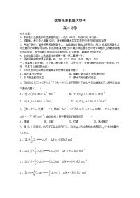 河南省洛阳市强基联盟2022-2023学年高二化学上学期10月大联考试题（Word版附答案）