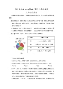 2020西安中学高三第六次模拟考试政治试题含答案