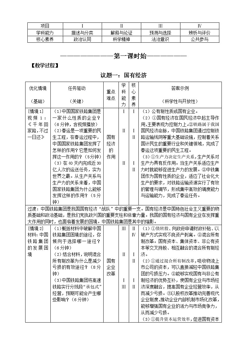 1.1 我国的生产资料所有制 教案第2页