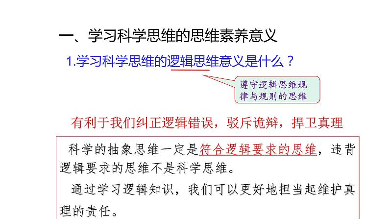 3.2 学习科学思维的意义 课件第5页