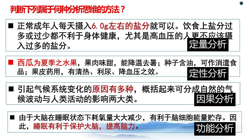 8.2 分析与综合及其辩证关系 课件第7页