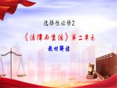 選必2第二單元教學(xué)建議 課件