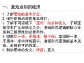 第一单元 树立科学思维观念 复习课件