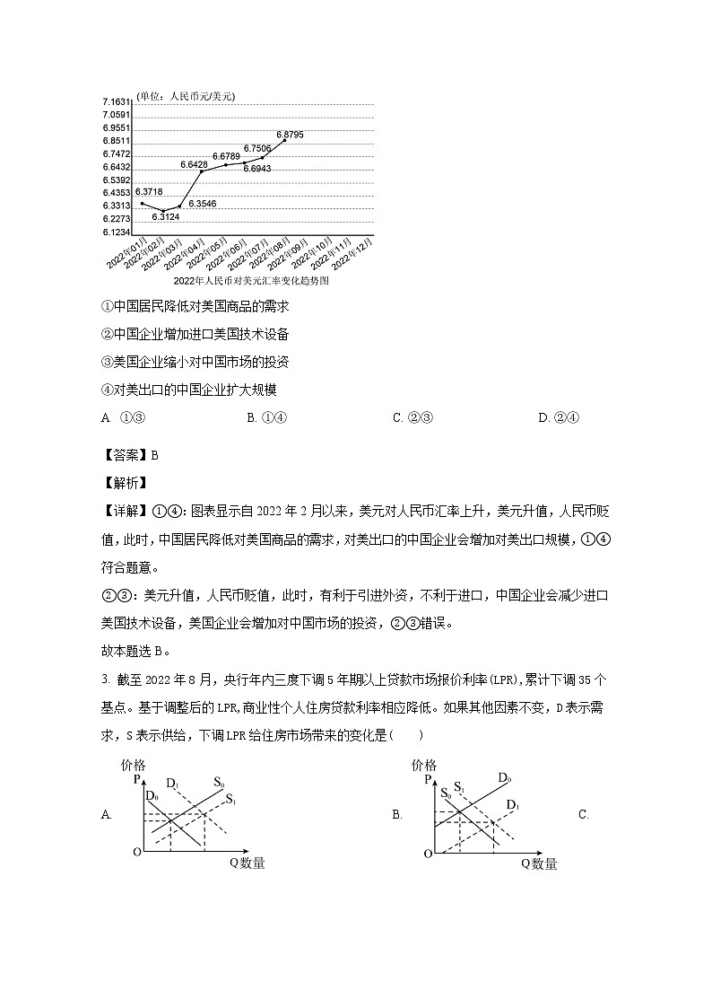 河南省豫北名校普高联考2022-2023学年高三政治上学期测评试题（一）（Word版附解析）02