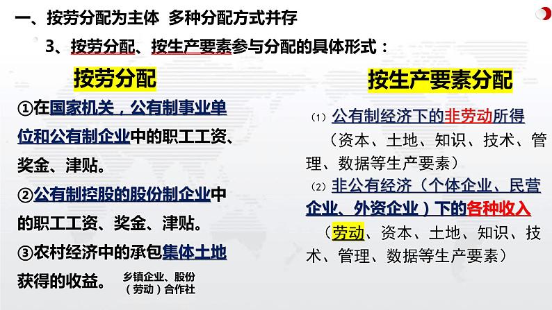 2022-2023学年必修二第四课 我国的个人收入分配与社会保障一轮复习第6页