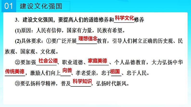 9.3 文化强国与文化自信 课件-2022-2023学年高中政治统编版必修四哲学与文化第8页