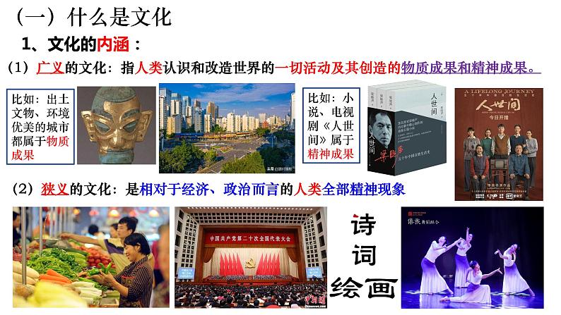 7.1 文化的内涵与功能 课件-2022-2023学年高中政治统编版必修四哲学与文化03