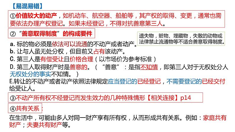 第二课 依法有效保护财产权 课件-2023届高考政治一轮复习统编版选择性必修二法律与生活05